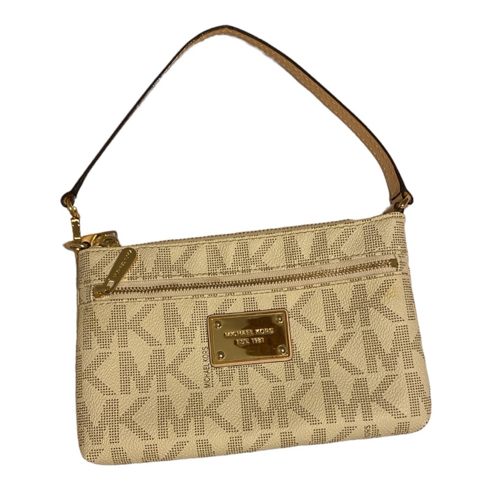 Michael Kors large logo wristlet
